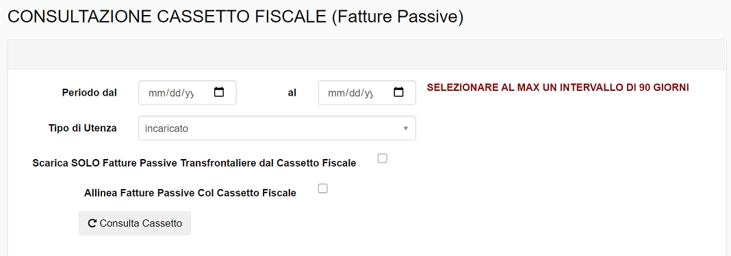Cassetto Fiscale