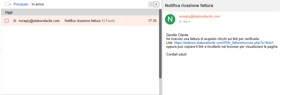 Notifiche Email